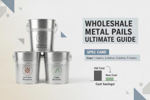 Großhandel mit Metalleimern