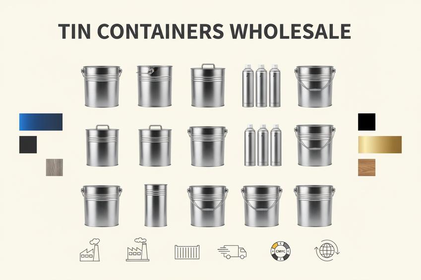 Tin Containers Wholesale