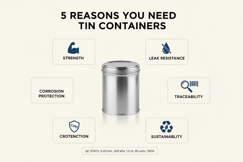 Small Tin Containers With Lids