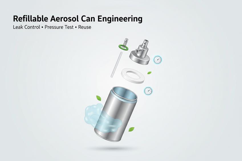 Aerosol Spray Can Refillable