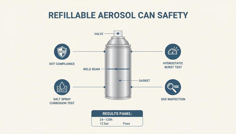 Aerosol Spray Can Refillable