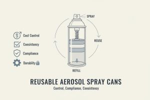 Reusable Aerosol Paint Spray Can