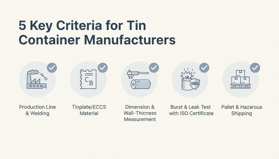 Tin Containers Manufacturers