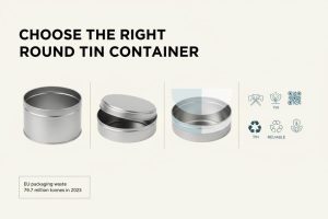 Round Tin Containers With Lids