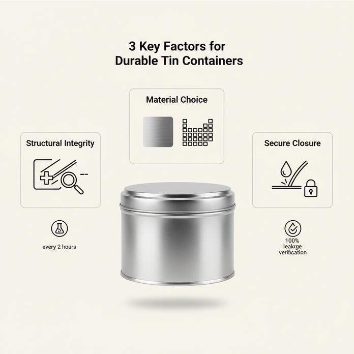 Round Tin Containers With Lids