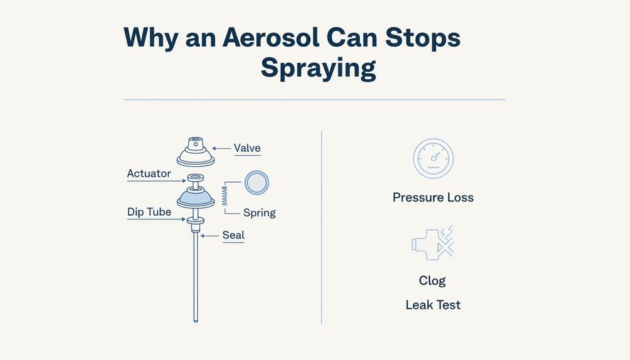 Aerosol Spray Can Not Spraying