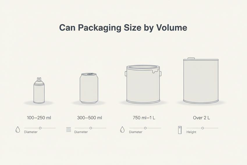 Can Packaging Size