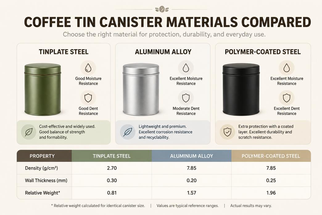 Coffee Tin Canister