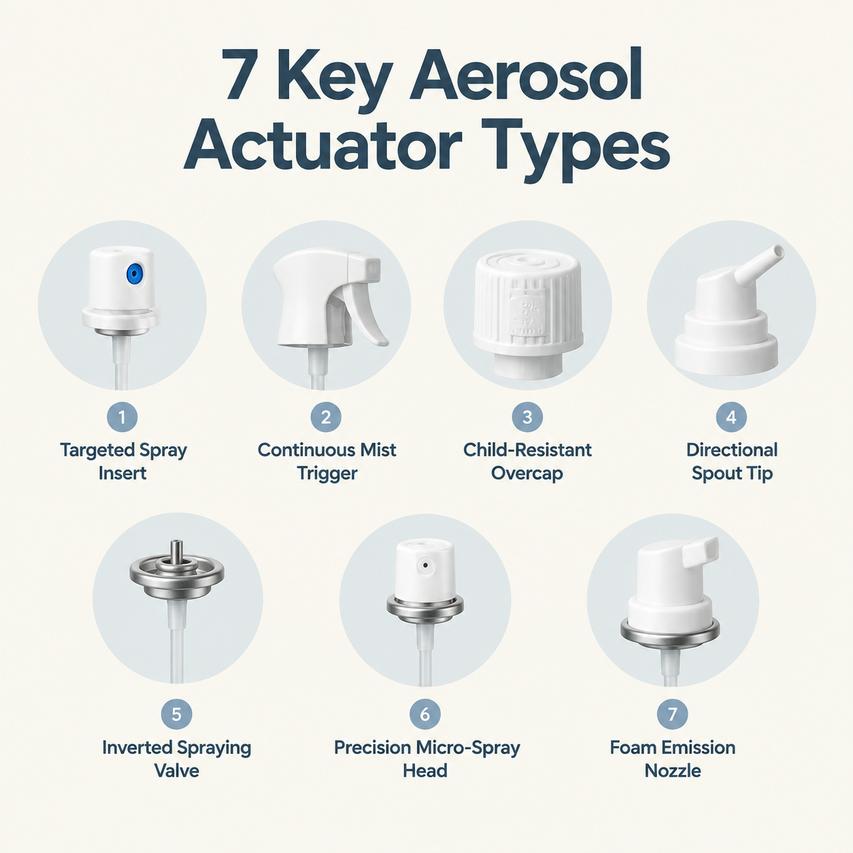 Aerosol Actuator Types