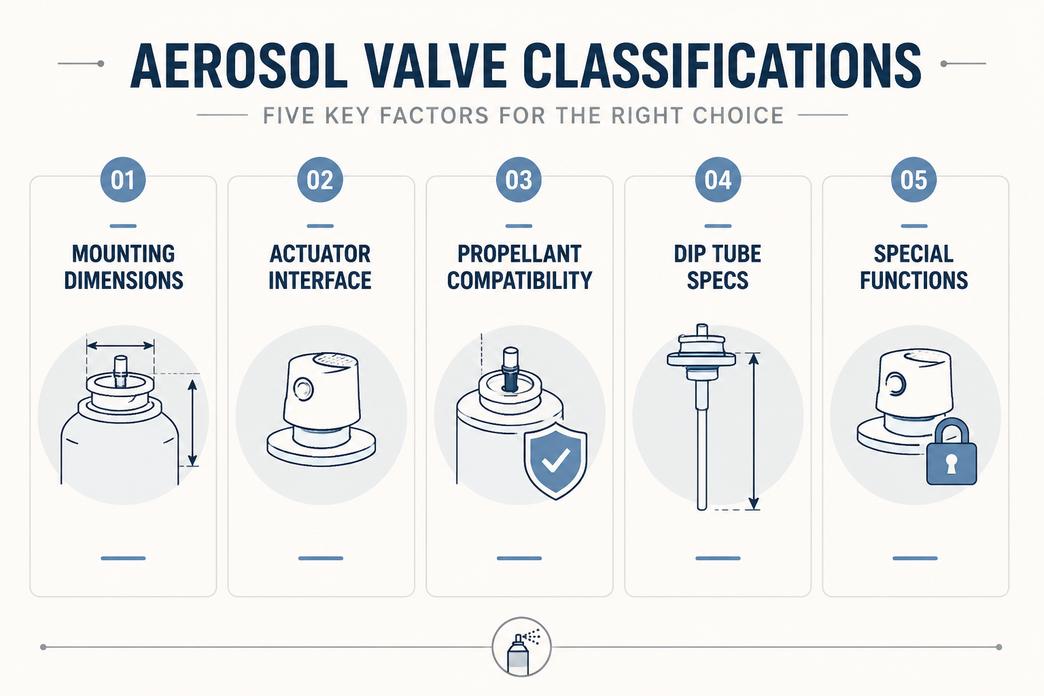 Aerosol Valve Types