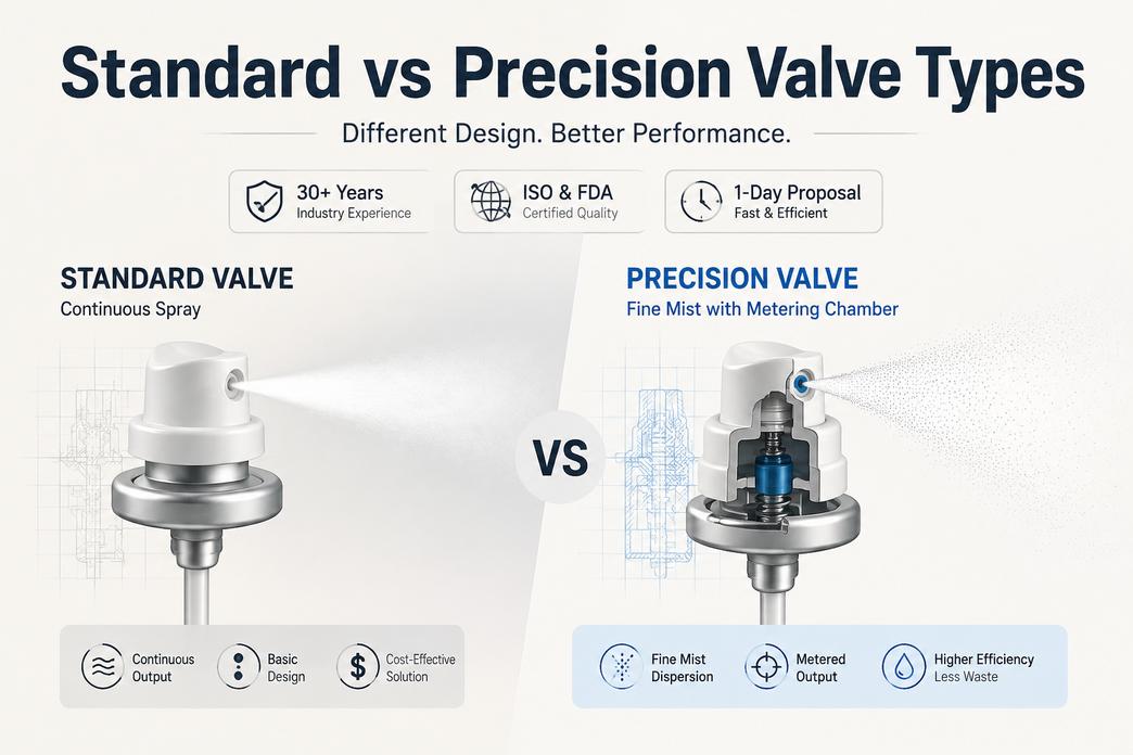 Aerosol Valve Types