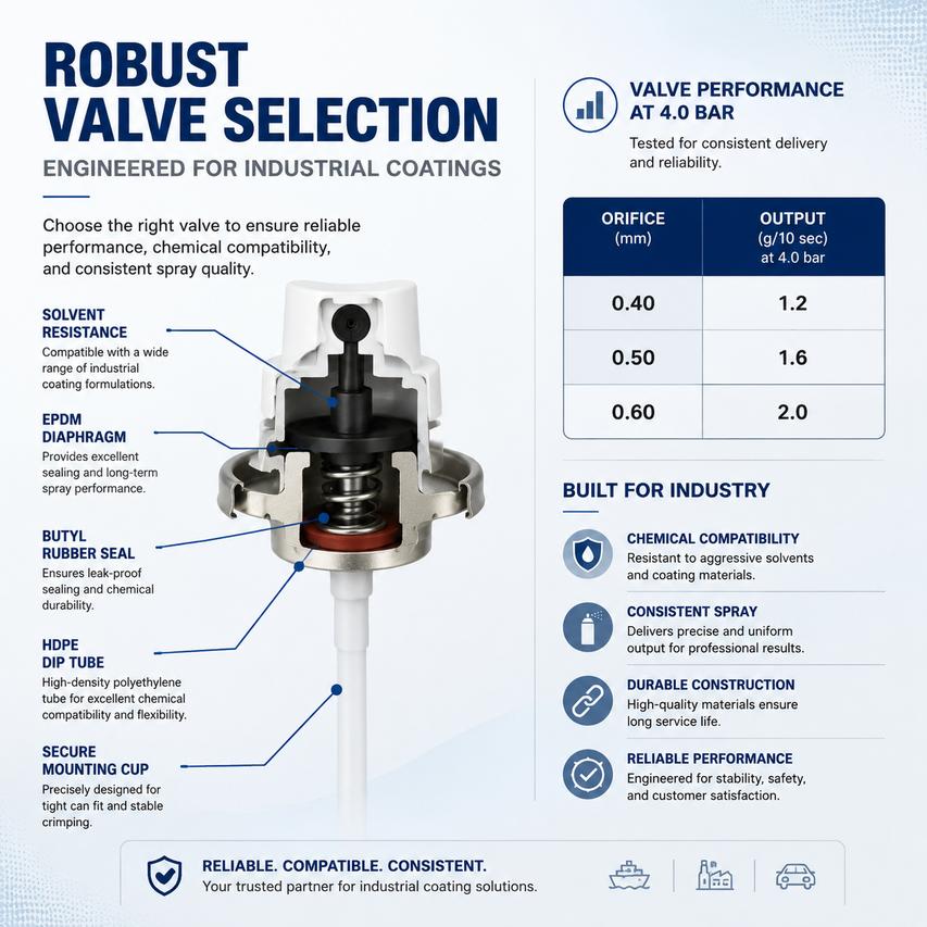 Aerosol Valve Types