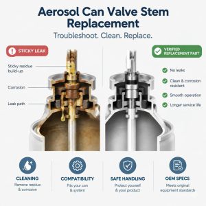 Ventilschaft für Aerosoldosen