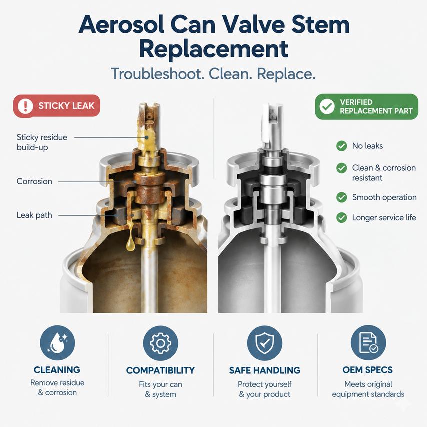 Aerosol Can Valve Stem
