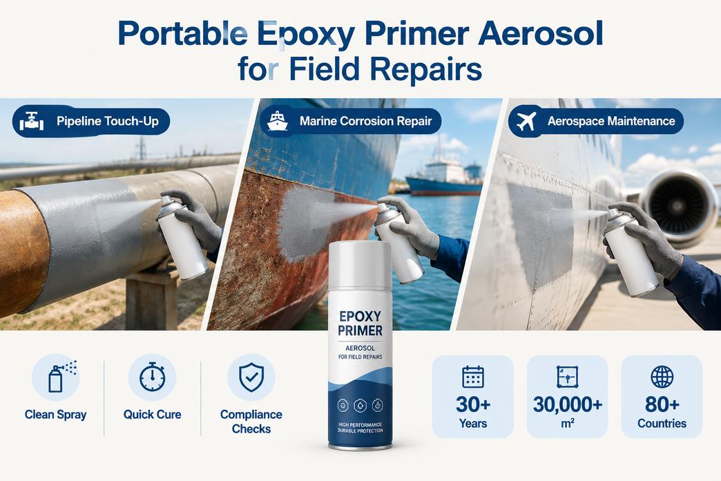 Epoxy Primer Aerosol Can For Metal