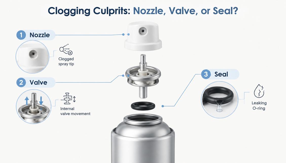 Aerosol Can Valve Kit