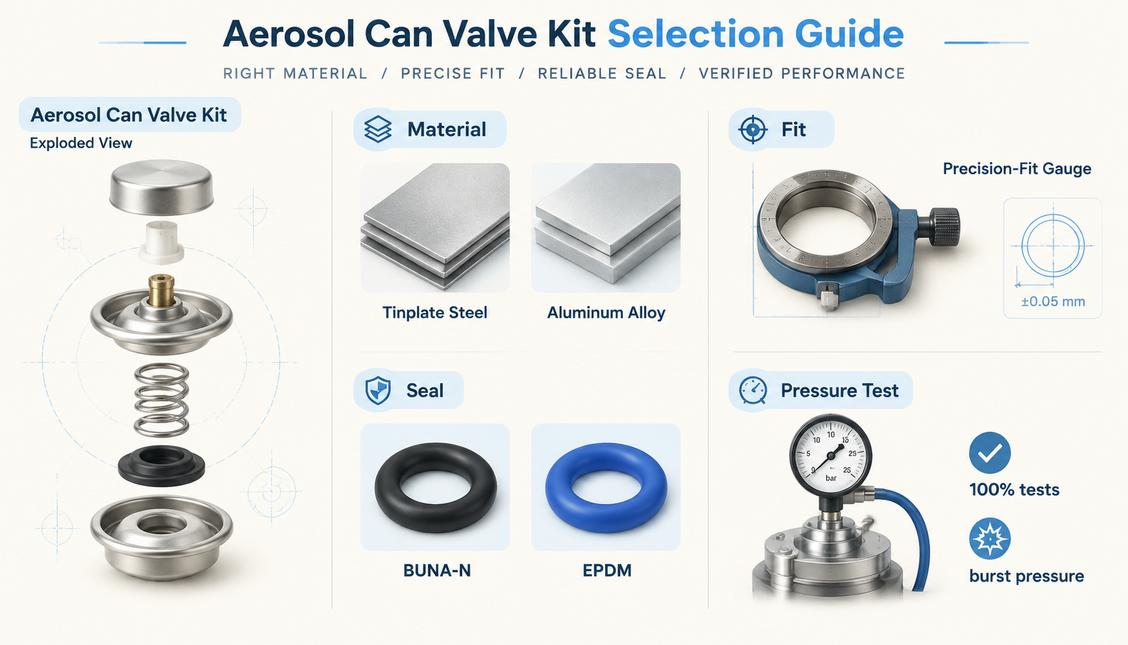 Aerosol Can Valve Kit