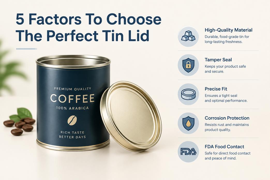 Coffee Tin Can With Lid