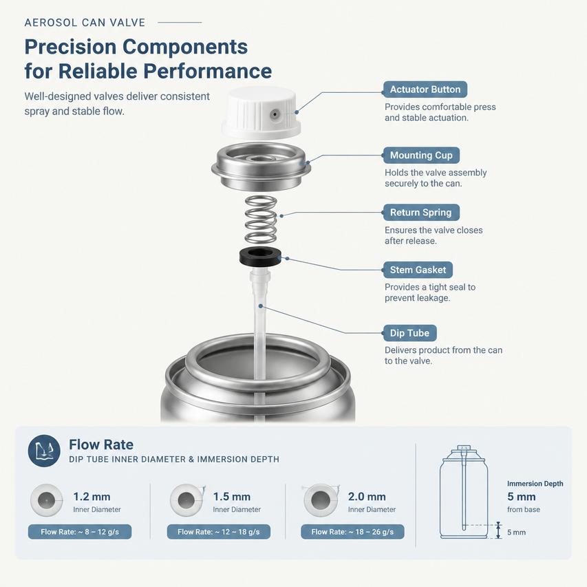 Aerosol Can Valve Diagram