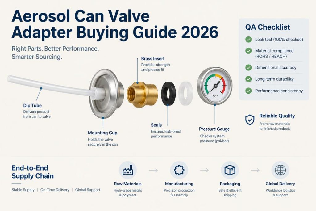 Aerosol Can Valve Adapter