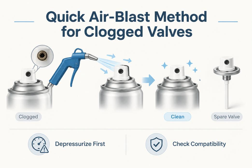 Aerosol Can Valve Replacement
