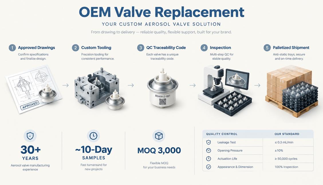Aerosol Can Valve Replacement