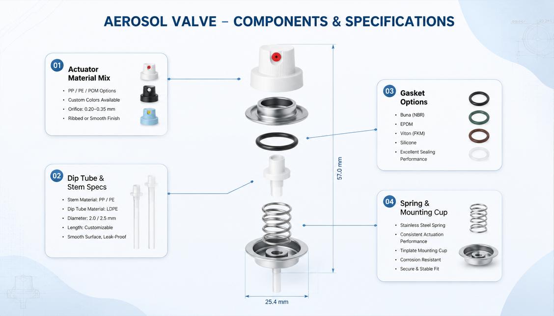 Aerosol Valve Diagram