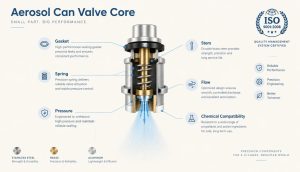 Aerosol Can Valve Core