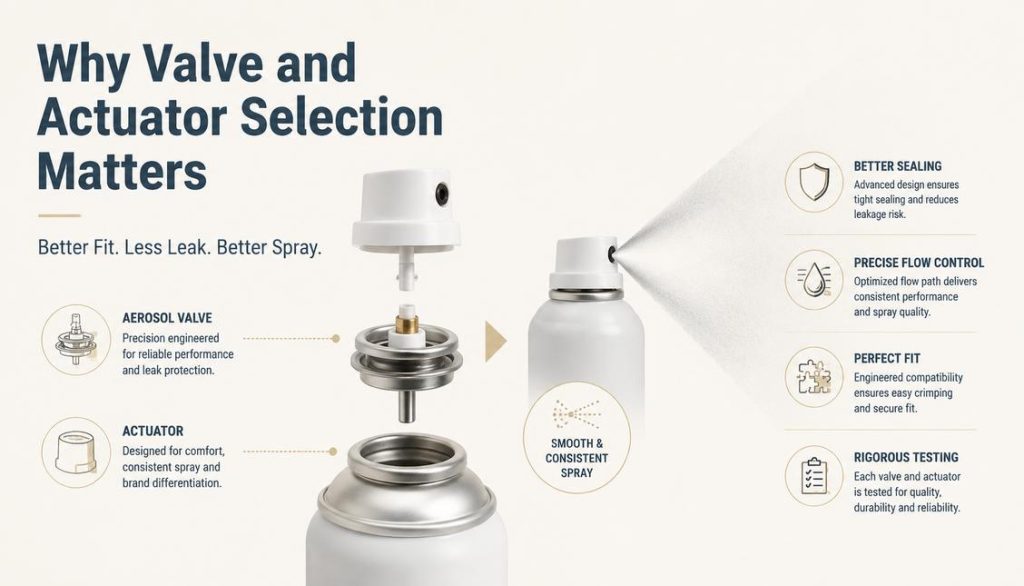 Aerosol Valve And Actuator