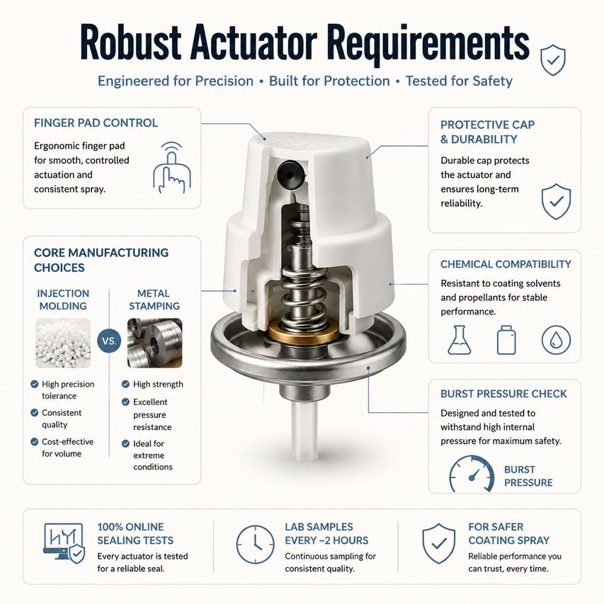 Aerosol Valve And Actuator