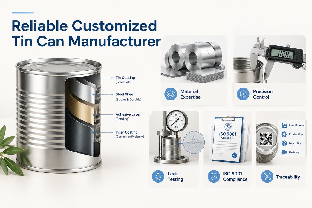 Customized Tin Can Manufacturer