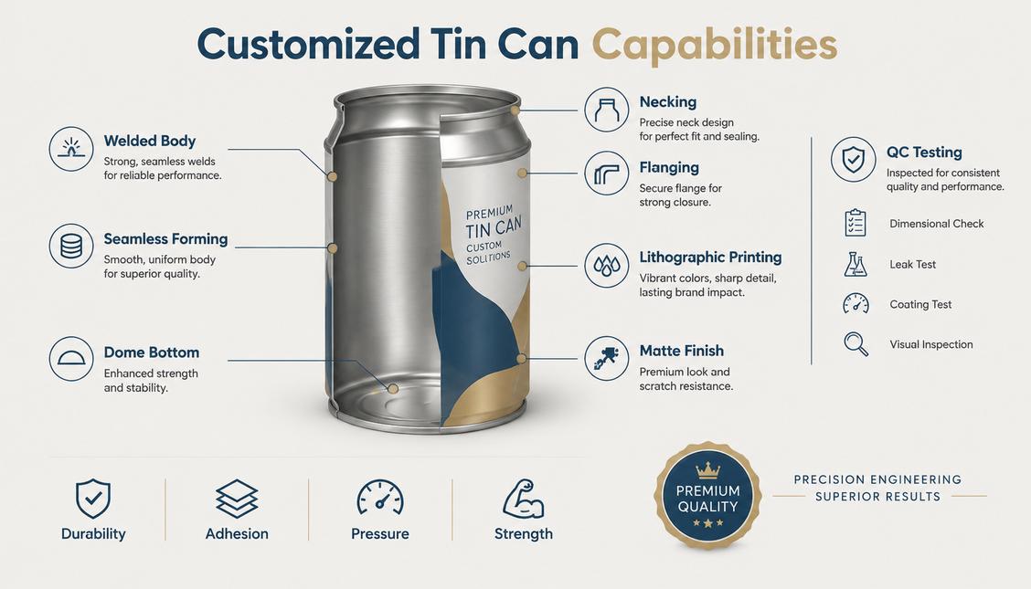 Customized Tin Can Manufacturer