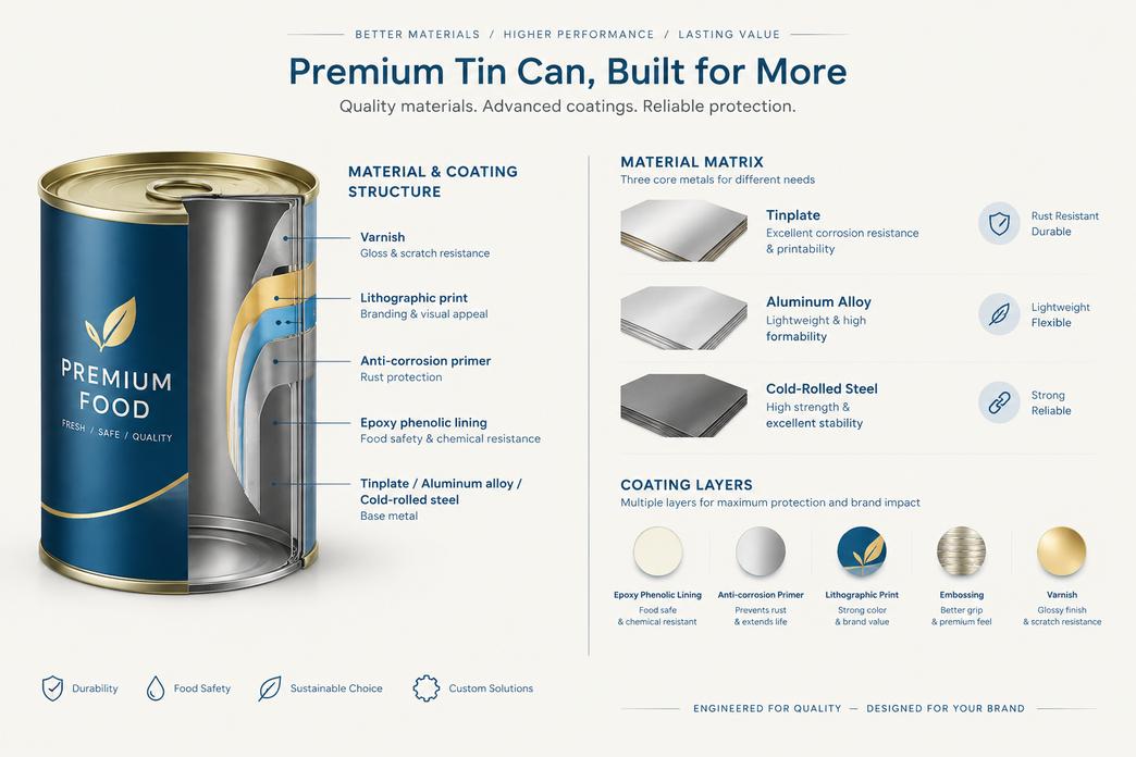 Customized Tin Can Manufacturer